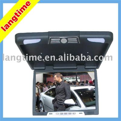 19 inch car roof mount/flip down lcd monitor