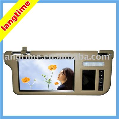 7 inch car sunvisor  lcd monitor with digital panel