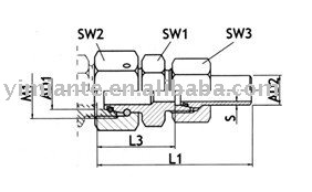 Welding Swivel Reducing Connector