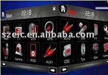 Car Dvd 2 Din with 3d Menu Gps Tv and 6. 2 Inch Touch Screen