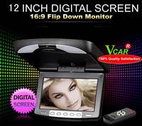 12inch digital flip down car LCD monitor