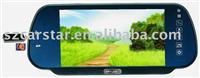 7 Inch Car Rearview Mirror Tft Lcd Monitor with Bluetooth