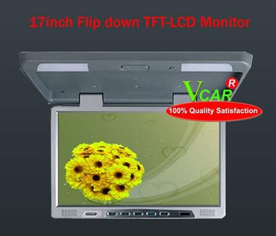 17 Inch Flip Down Car Lcd Monitor