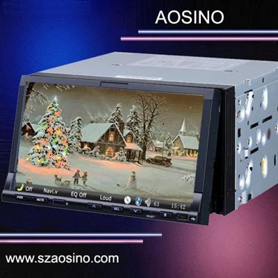 Aosino double din 7'' touchscreen Car DVD Player AD7203
