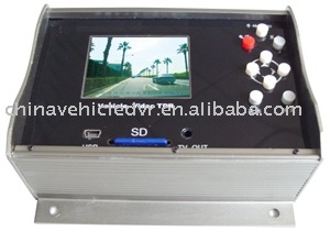 4 Ch super shockproof car DVR/high performance car SD card DVR/car video recorder