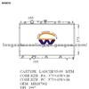Radiator MR187961 for Mitsubishi