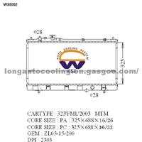 Radiator ZL05-15-200 for MAZDA