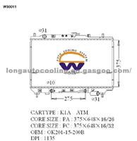 Radiator OK201-15-200B for MAZDA