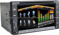 Double din car dvd gps player with 3D and PIP function