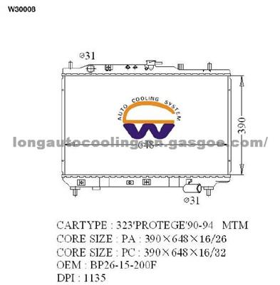 Radiator BP26-15-200F for MAZDA