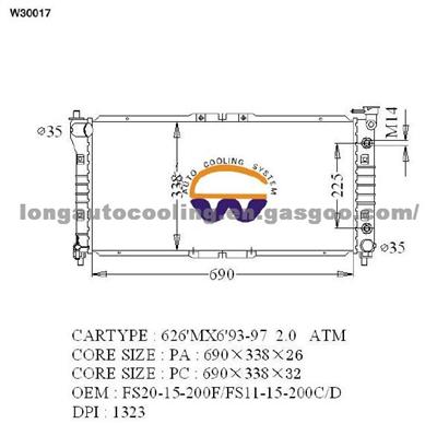 Radiator FS20-15-200F FS11-15-200C 690*338*26