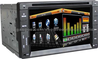 Double din car dvd gps player with 3D and PIP function