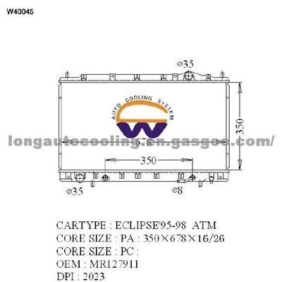 Radiator Mr127911 for Mitsubishi