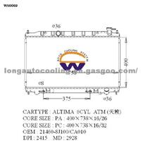 Radiator Radiator 21460-8j100/ Ca010 for Nissan