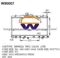 Radiator for SUBARU 45111-FE030/45111-FE020