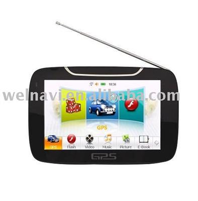 5 inch car gps navigation with map preloaded