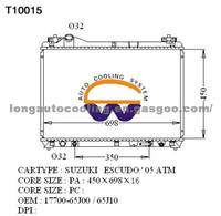 Radiator 17700-65J00/65J10 for SUZUKI