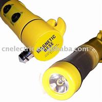 Auto Safety Hammer for car with flashlight and beacon and safety belt cutter