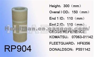Komatsu 07063-01142 Hydraulic Oil Filter