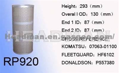 Komatsu 07063-01100 Hydraulic Oil Filter