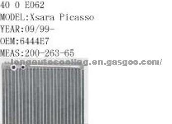 Evaporator 6444E7 for CITROEN