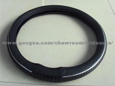 Leather Car Steering Wheel Cover WD-W004