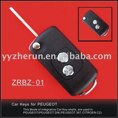 Car keys for PEUGEOT