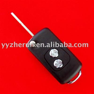 Car key shell for PEUGEOT