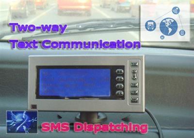 GPS tracker with dispatching board for taxi group management