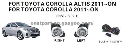 Fog Lamp for Toyota Corolla Altis Corolla 2010~on