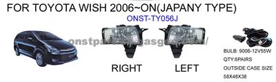 Fog Lamp Toyota Wish 2006~on (japan Type) Onst-ty056j