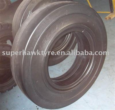 10.00-20 smooth solid tire,forklift solid tire