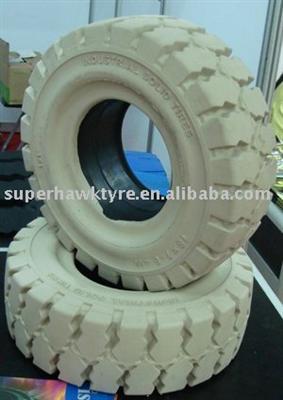 Non marking solid tyre,non marking forklift tire 200/50-10/6.5 23X9-10/6.5 27X10-12/8.0 250-15/7.0