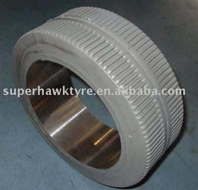 Non-marking forklift solid tyre,non-marking forklift solid tire 200/50-10/