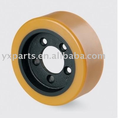 Lift truck wheel high load capacity