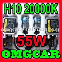 HID XENON conversion Kit 55w H10 20000K Single beam