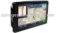 Car GPS navigation with bluetooth and AV-IN