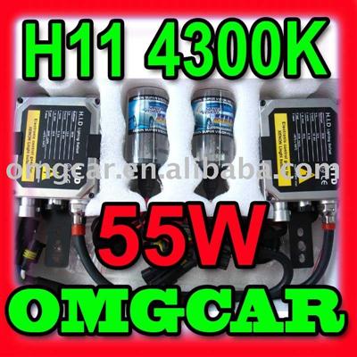 Hid Xenon Conversion Kit 55w H11 4300k Single Beam