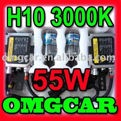 Hid Xenon Conversion Kit 55w H10 3000k Single Beam