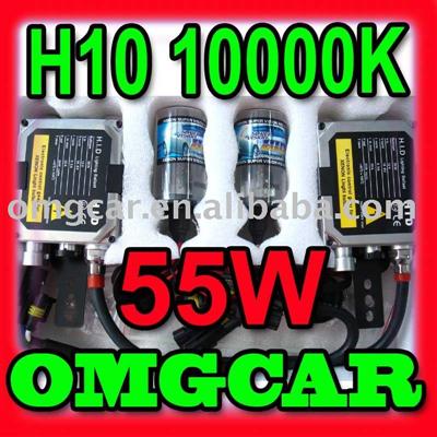 HID XENON conversion Kit 55w H10 10000K Single beam