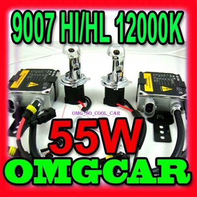 HID BIXENON conversion DUAL BEAM kit 55w HI/LO 9007 H/L 12000K BIXENON