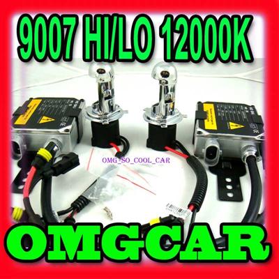HID BIXENON conversion DUAL BEAM kit 35w HI/LO 9007 H/L 12000K BIXENON