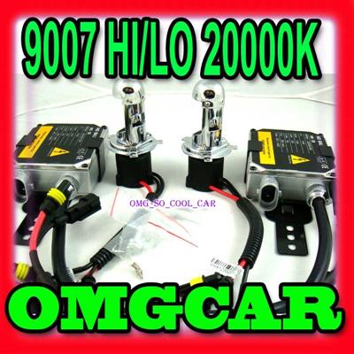 HID BIXENON conversion DUAL BEAM kit 35w HI/LO 9007 H/L 20000K BIXENON