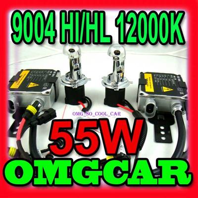 HID BIXENON conversion DUAL BEAM kit 55w HI/LO 9004 H/L 12000K BIXENON