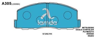 Mitsubishi Dodge Isuzu Brake Pads