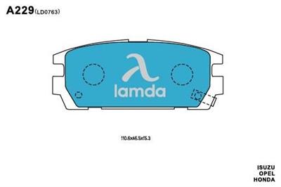 Brake Pads used for Isuzu Opel Honda