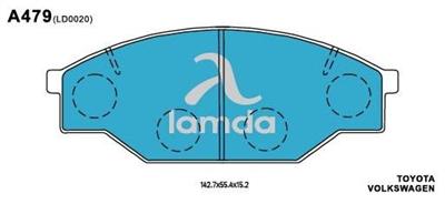 Toyota Volkswagen Brake Pads