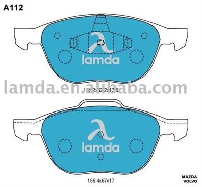 Mazda Volvo Brake Pads Noise-free