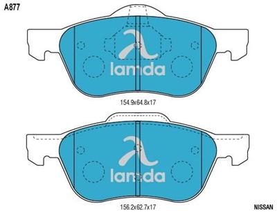 Nissan Brake Pads 4106009F525