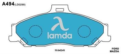 Ford Mazda Brake Pads 4509526